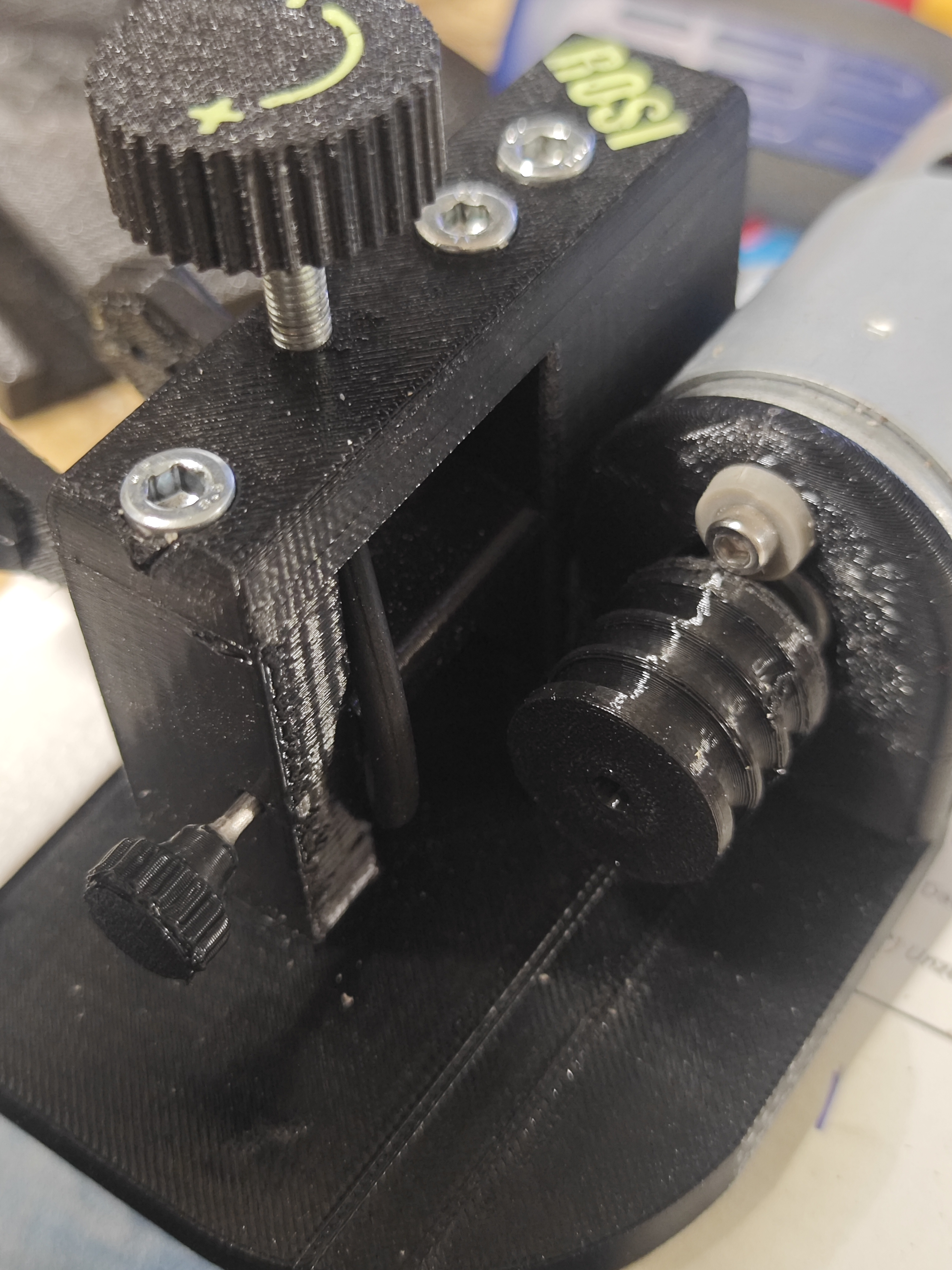 3D-gedruckte Riemenscheibe für die Originalachse